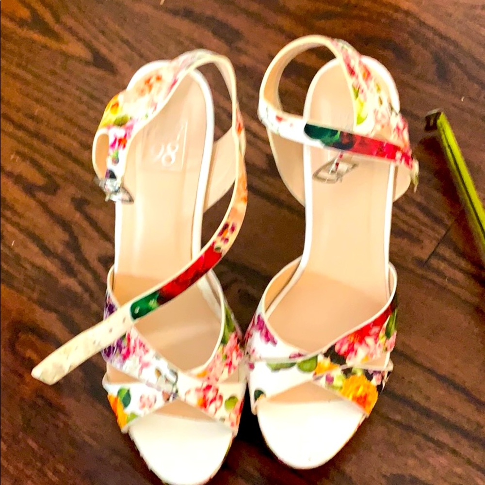 Wore one time   for wedding size 8 comfy high heel
